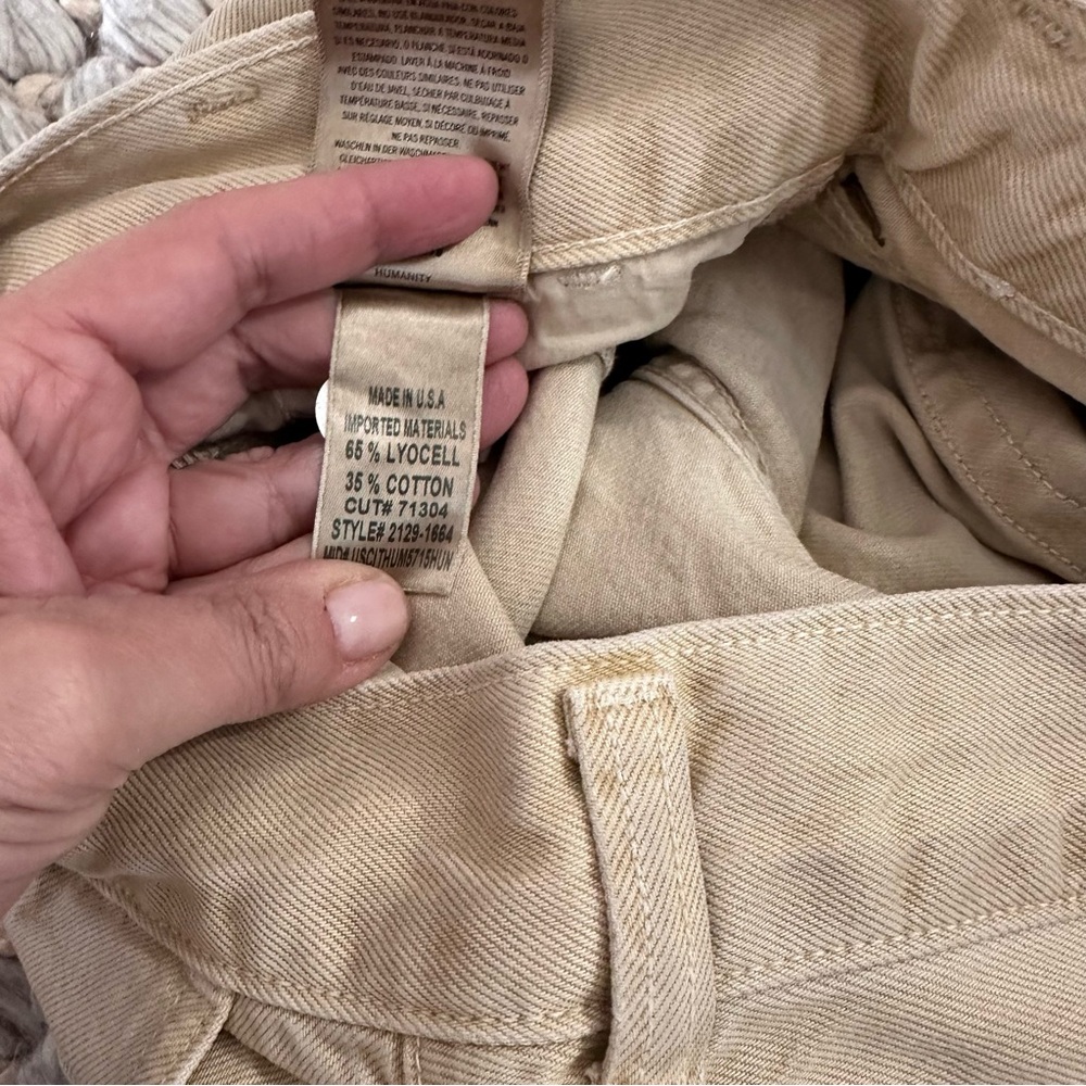 NWT Citizens Of Humanity Beverly Trouser Taos‎ Sand Tan Wide Leg size 29 - Picture 8 of 8